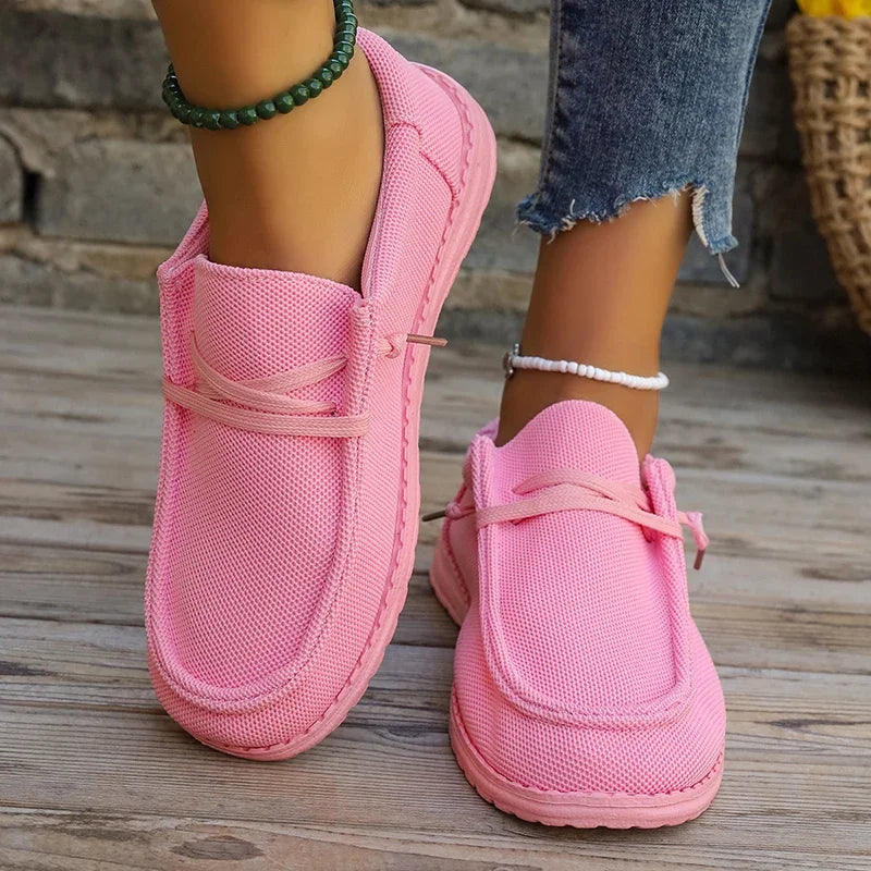 REVANA | Ademende platform sneakers met trendy hoogte 5