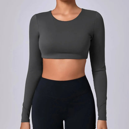 REYA | Cropped Longsleeve Top met Push-up Effect 5