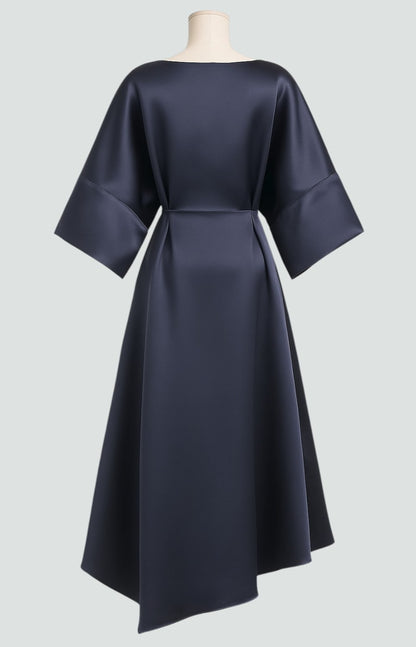 Rina Dames Maxi Jurk | Elegante Drapage met Broche voor Zomer Events 7