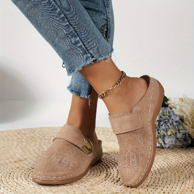 Rina Dames Pantoffels | Comfortabel PU, Orthopedisch Sloffen 3