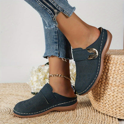 Rina Dames Pantoffels | Comfortabel PU, Orthopedisch Sloffen 5
