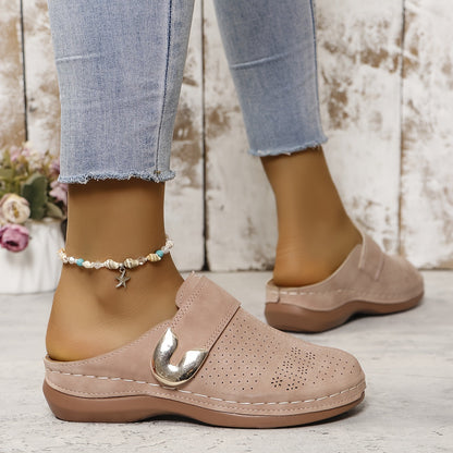 Rina Dames Pantoffels | Comfortabel PU, Orthopedisch Sloffen 7