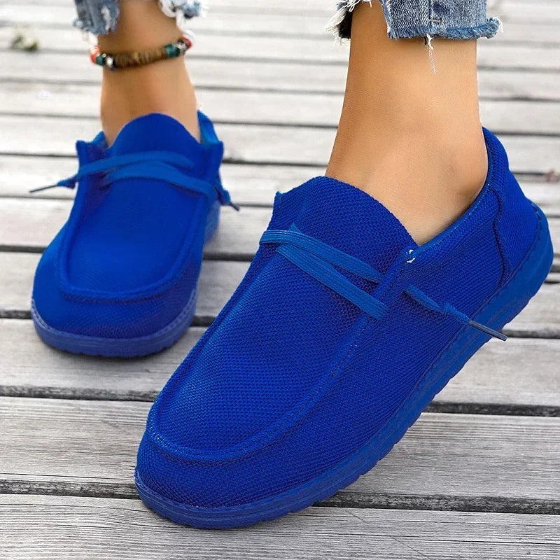 REVANA | Ademende platform sneakers met trendy hoogte