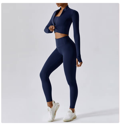 NYRA | Naadloze Sportset met Sculptende Pasvorm en Ademend Comfort
