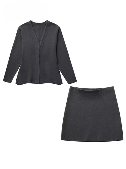 MIREILLE – Chique Blazer & Rok Set voor een Zelfverzekerde Look