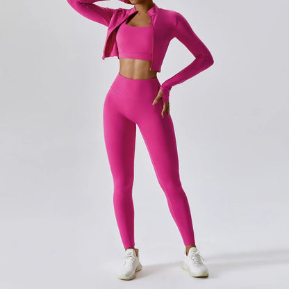 NYRA | Naadloze Sportset met Sculptende Pasvorm en Ademend Comfort