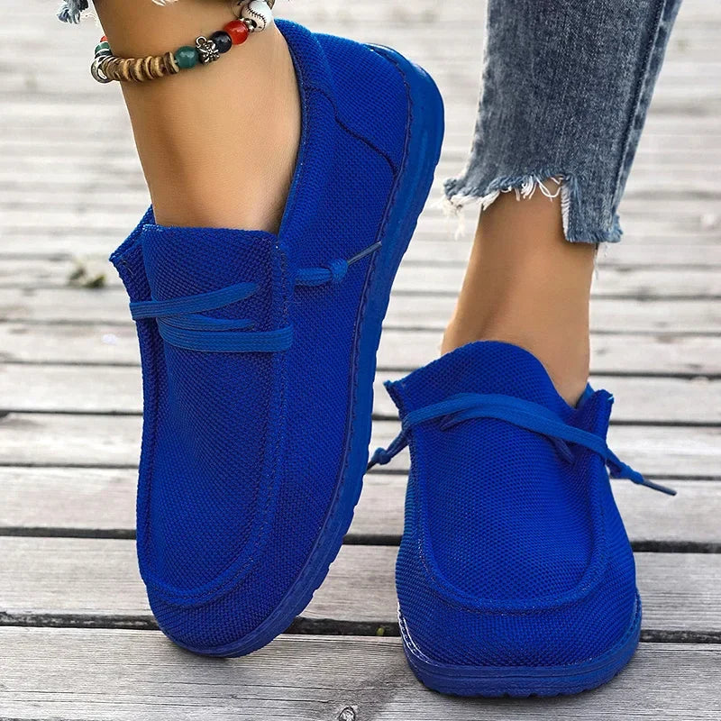 REVANA | Ademende platform sneakers met trendy hoogte