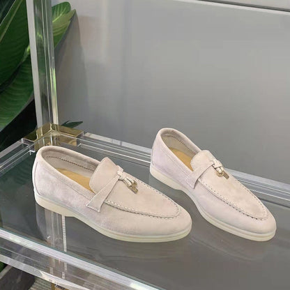 ALBA | Luxe suède loafers voor dames
