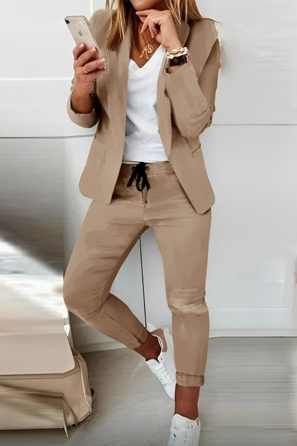 SELENE | Elegante Stretch Blazer Set voor Dames 7