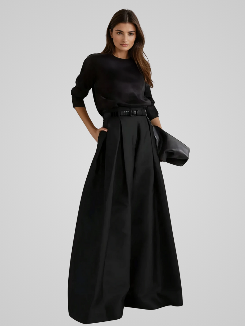 SORENA | Elegante Maxi Rok-Broek met Hoge Taille voor Elke Gelegenheid 1