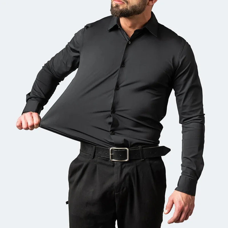 Sander Heren Overhemd | Slim Fit, Ademend en Elastisch 1