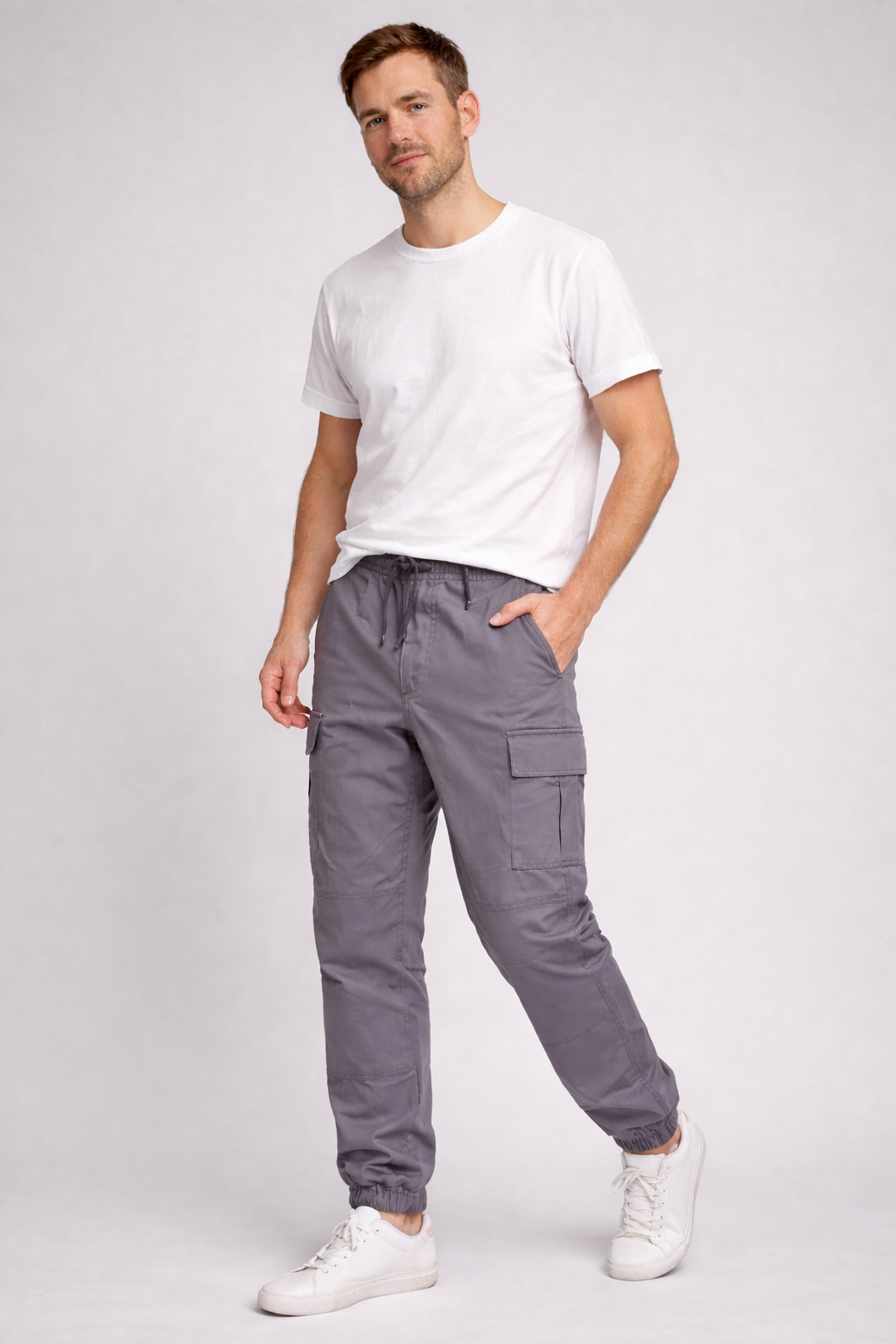 Santos Heren Cargo Broek | Katoen, Losse Pasvorm, Cropped 4