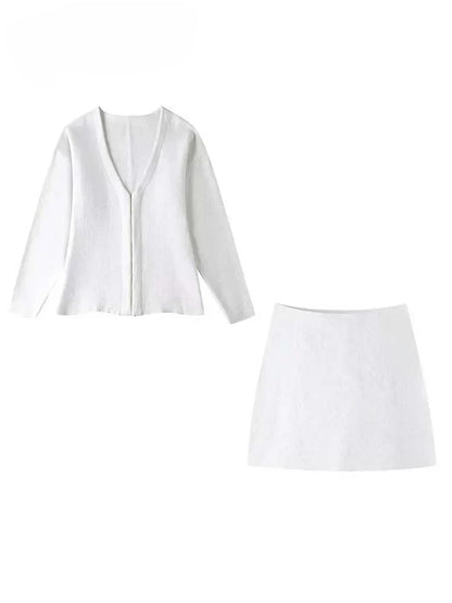 MIREILLE – Chique Blazer & Rok Set voor een Zelfverzekerde Look