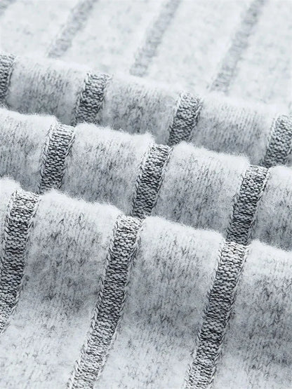 SYRENE | Ribgebreide midi kokerrok met hoge taille