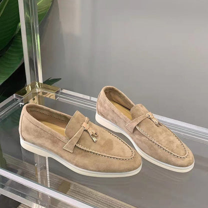 ALBA | Luxe suède loafers voor dames
