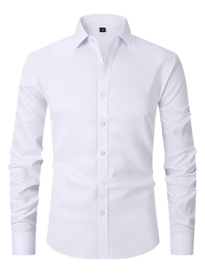 Sleek Heren Overhemd | Ademend Slim Fit, Kreukbestendig 12