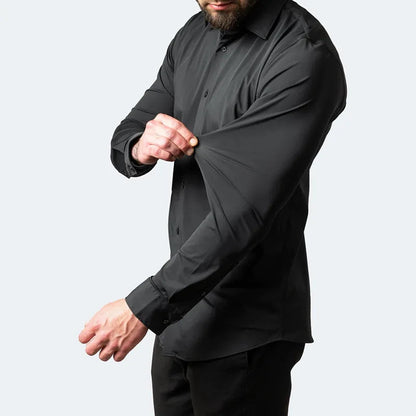 Sleek Heren Overhemd | Ademend Slim Fit, Kreukbestendig 2