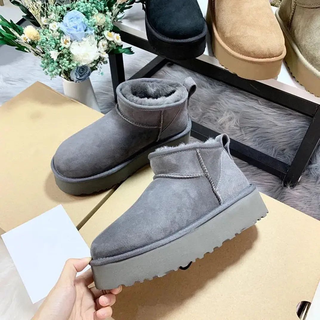 Sneeuw Vrouwen Snowboots | Echte Schapenvacht, Comfortabel en Trendy 0
