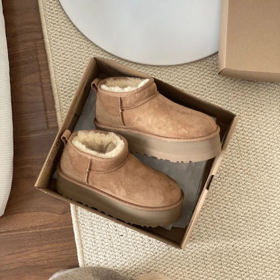 Sneeuw Vrouwen Snowboots | Echte Schapenvacht, Comfortabel en Trendy 3