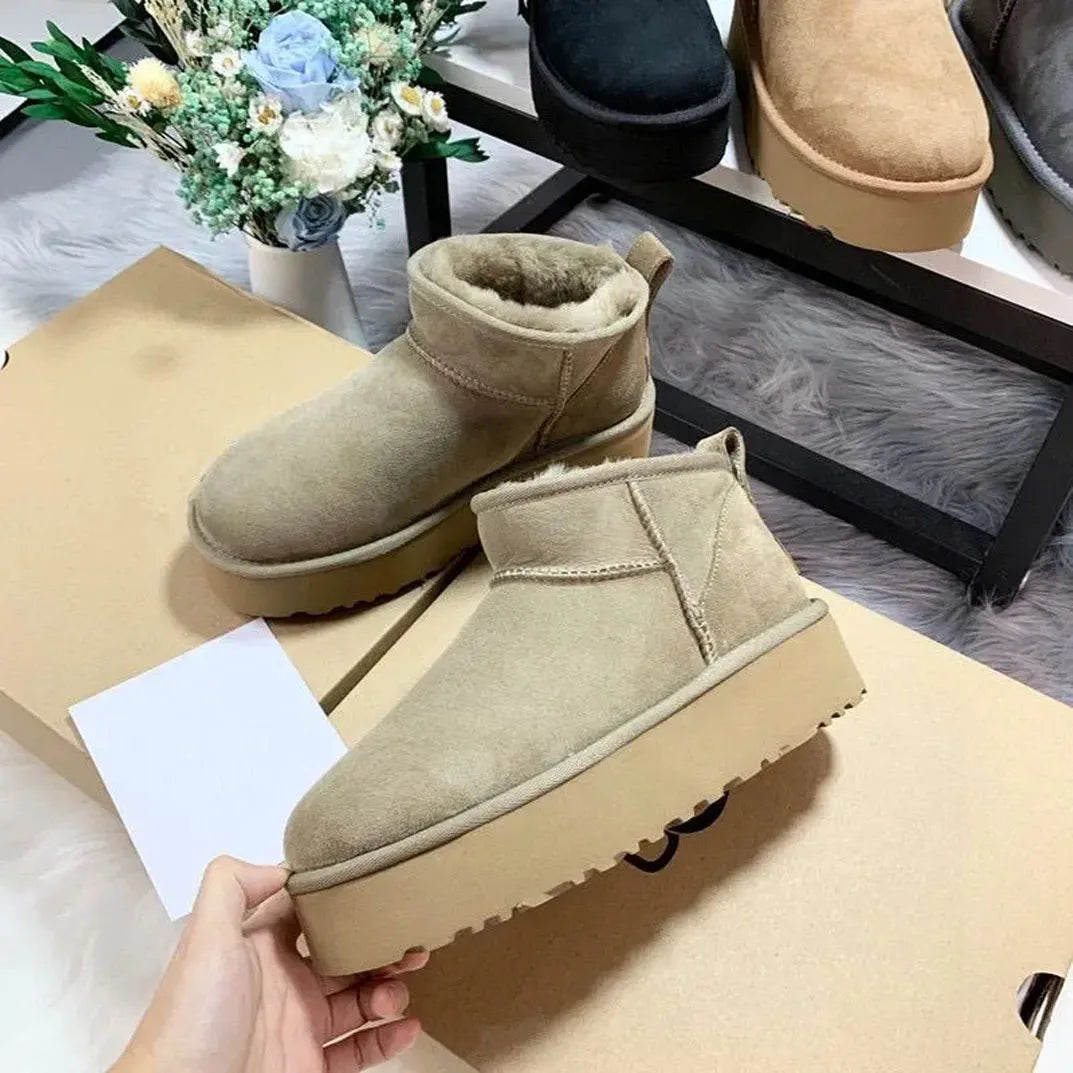 Sneeuw Vrouwen Snowboots | Echte Schapenvacht, Comfortabel en Trendy 8