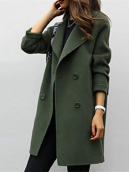 Sofie Dames Trenchcoat | Tijdloos Design, Getailleerd, Zwart