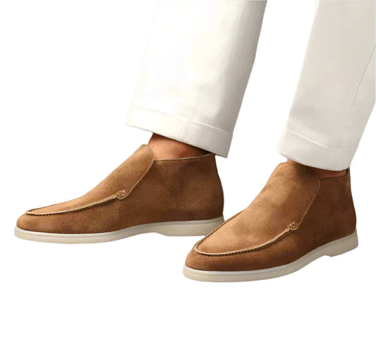 Sola Zwarte Loafers Heren | Suède Look, Tijdloos Design
