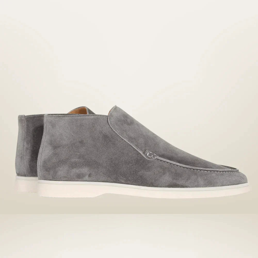 Sola Zwarte Loafers Heren | Suède Look, Tijdloos Design