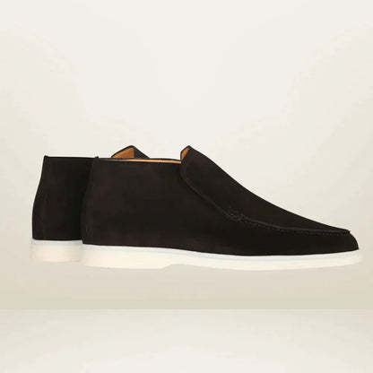 Sola Zwarte Loafers Heren | Suède Look, Tijdloos Design