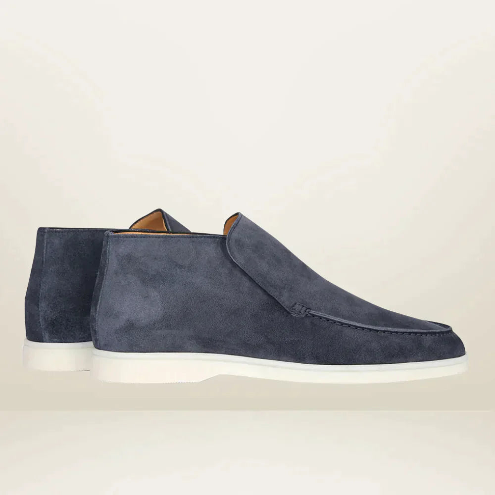 Sola Zwarte Loafers Heren | Suède Look, Tijdloos Design