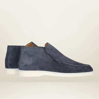 Sola Zwarte Loafers Heren | Suède Look, Tijdloos Design