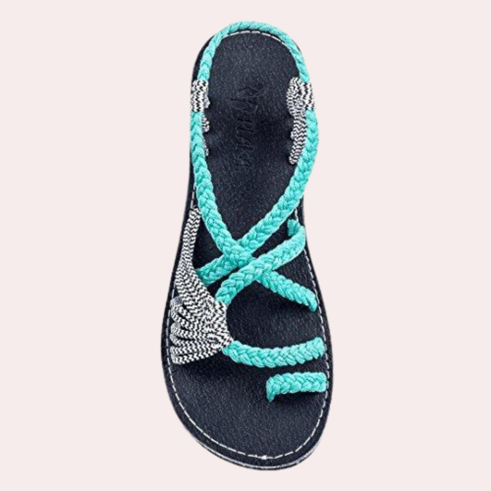Soléna | Kleurrijke Strandsandalen voor Vrouwen 1