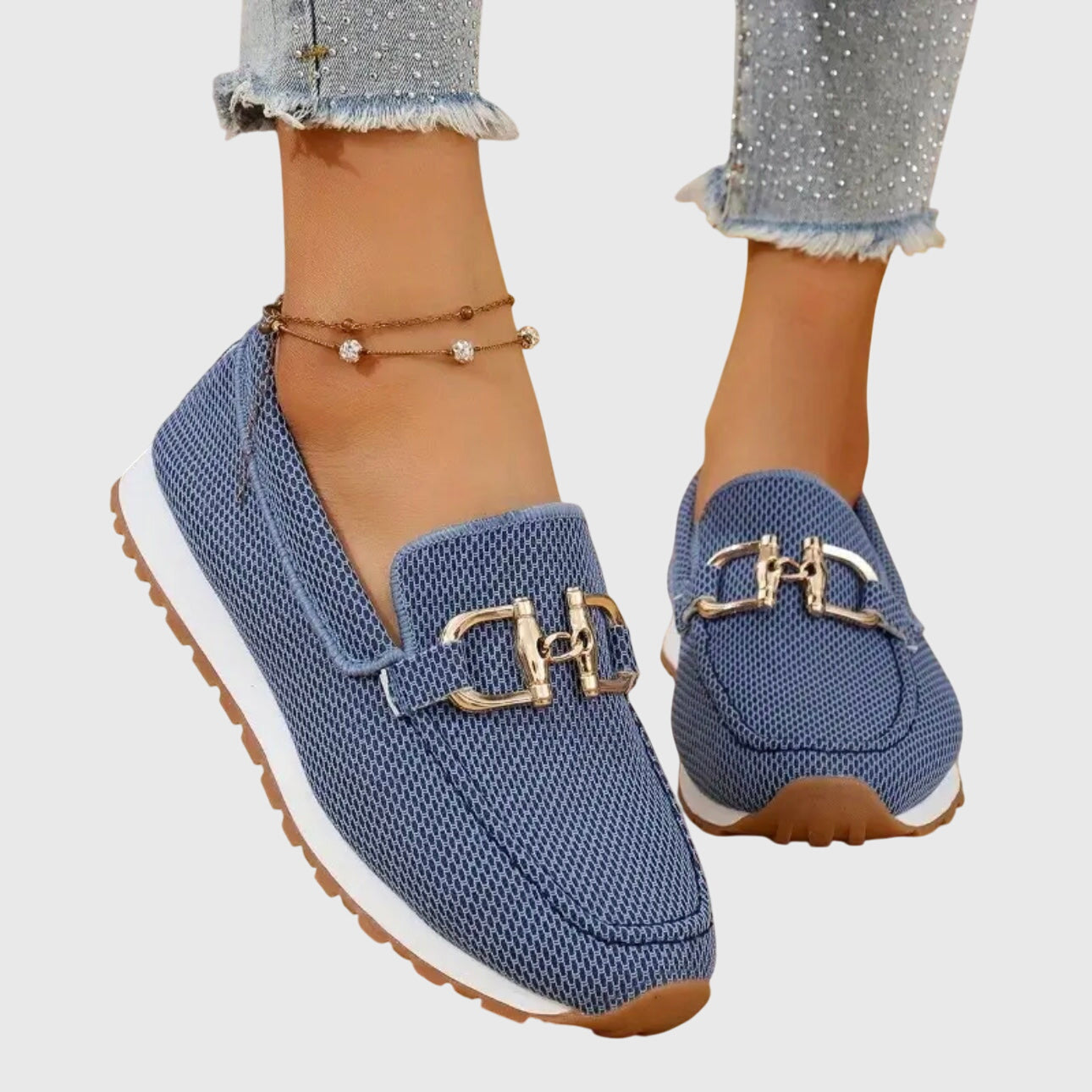 Sophie Dames Loafers Zwart | Ademend Ontwerp, Luxe Accenten 0