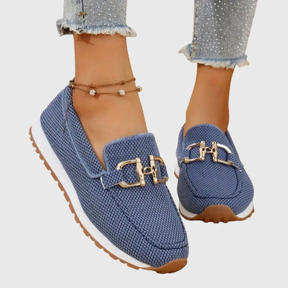 Sophie Dames Loafers Zwart | Ademend Ontwerp, Luxe Accenten 0