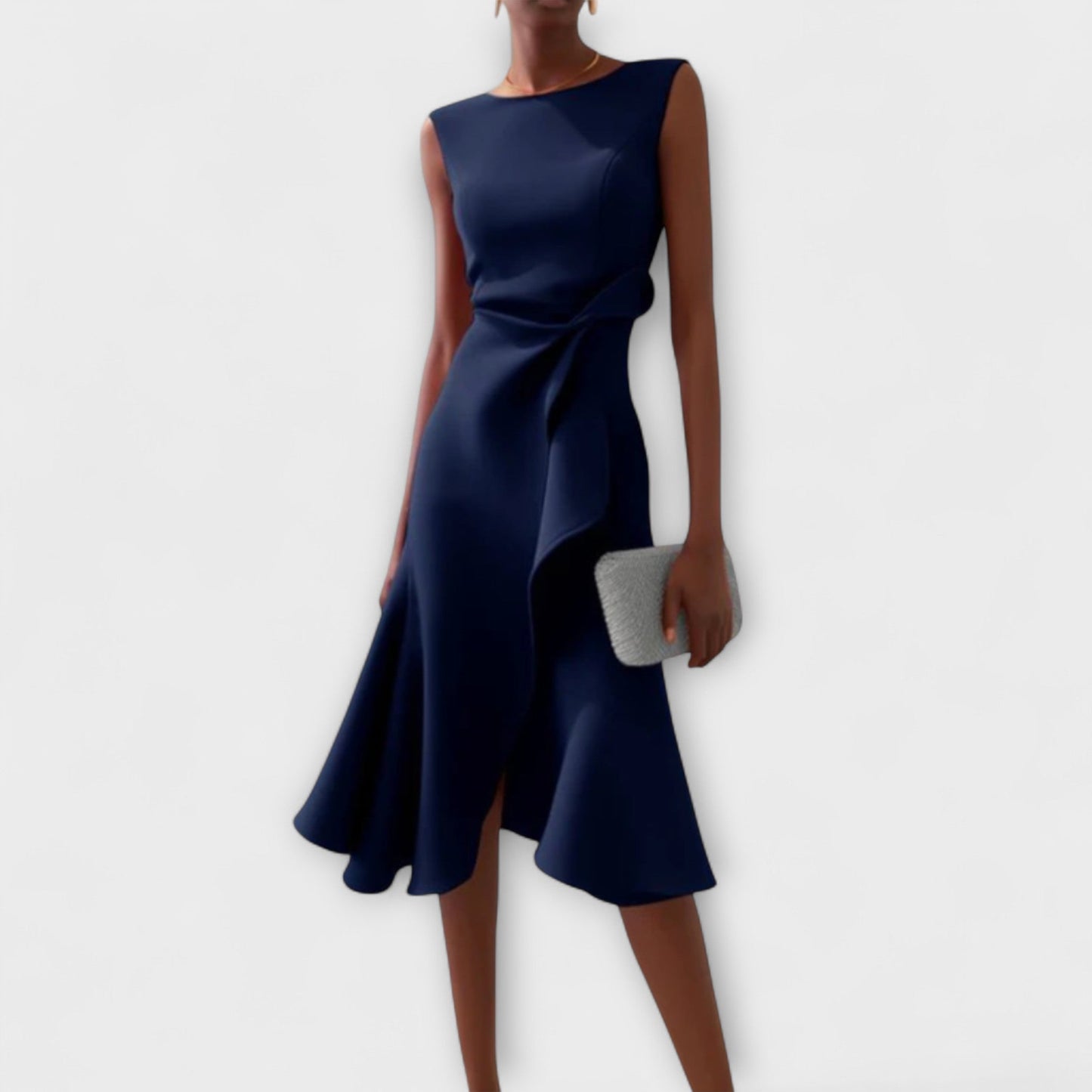 Sophie Dames Midi Jurk | Elegante Ruches, Zomerstijl 2
