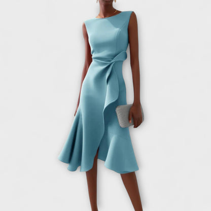 Sophie Dames Midi Jurk | Elegante Ruches, Zomerstijl 4