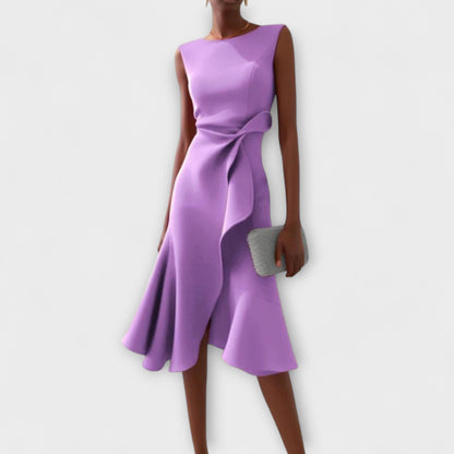 Sophie Dames Midi Jurk | Elegante Ruches, Zomerstijl 5
