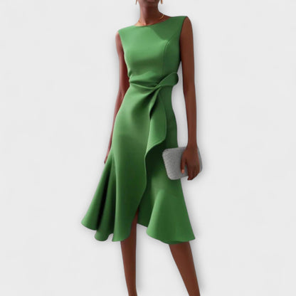Sophie Dames Midi Jurk | Elegante Ruches, Zomerstijl 6