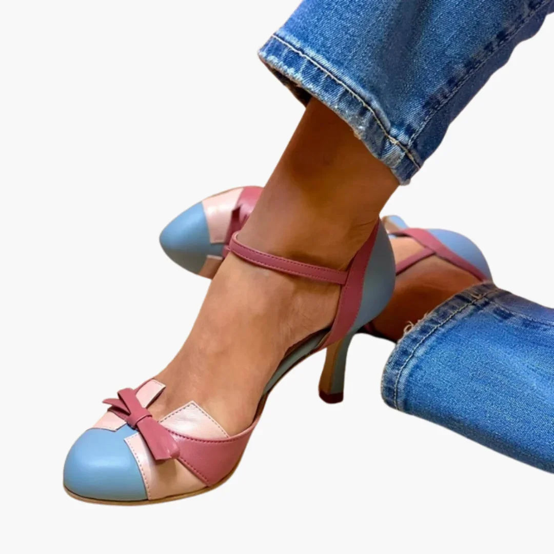 Sophie Dames Sandalen | Hoge Hak met Enkelbandje, Comfortabel en Elegant 0