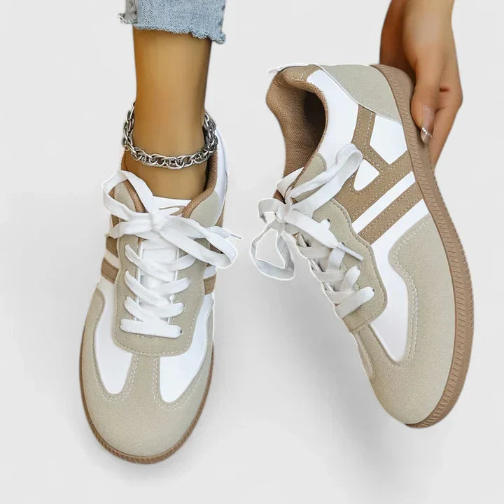 Sophie Dames Sneakers | Retro Design, Comfortabel en Witte Sneakers 0