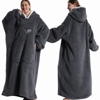 Sora Unisex Draagbare Deken | Superzacht Pluche, Met Capuchon
