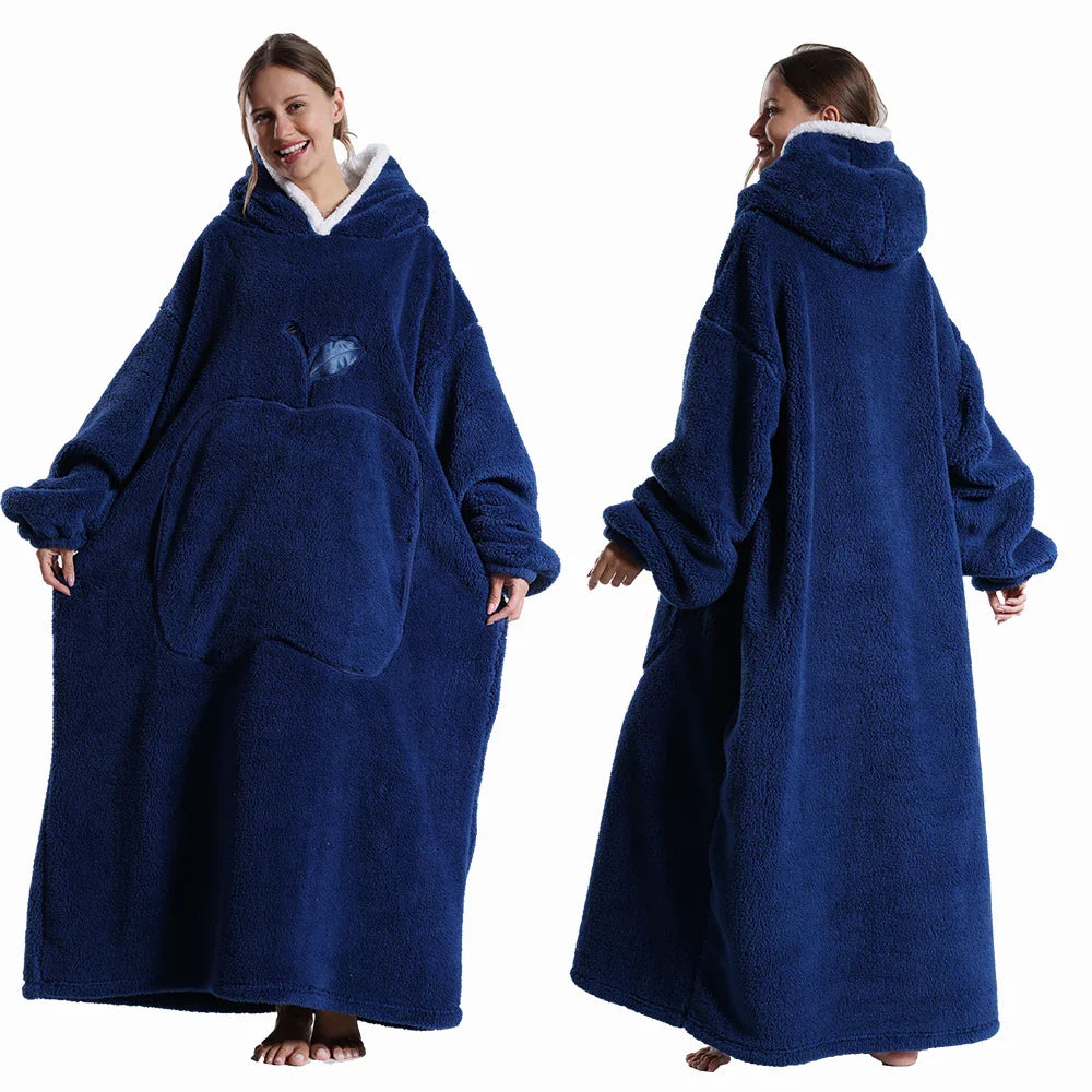Sora Unisex Draagbare Deken | Superzacht Pluche, Met Capuchon