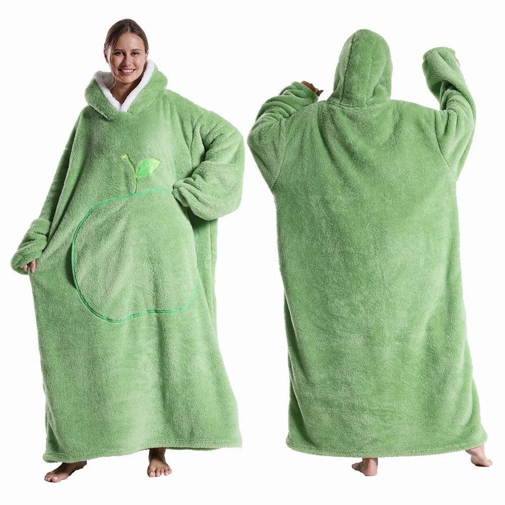 Sora Unisex Draagbare Deken | Superzacht Pluche, Met Capuchon