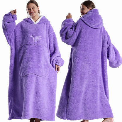 Sora Unisex Draagbare Deken | Superzacht Pluche, Met Capuchon