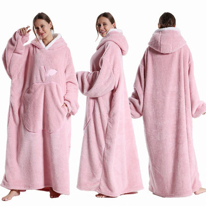 Sora Unisex Draagbare Deken | Superzacht Pluche, Met Capuchon