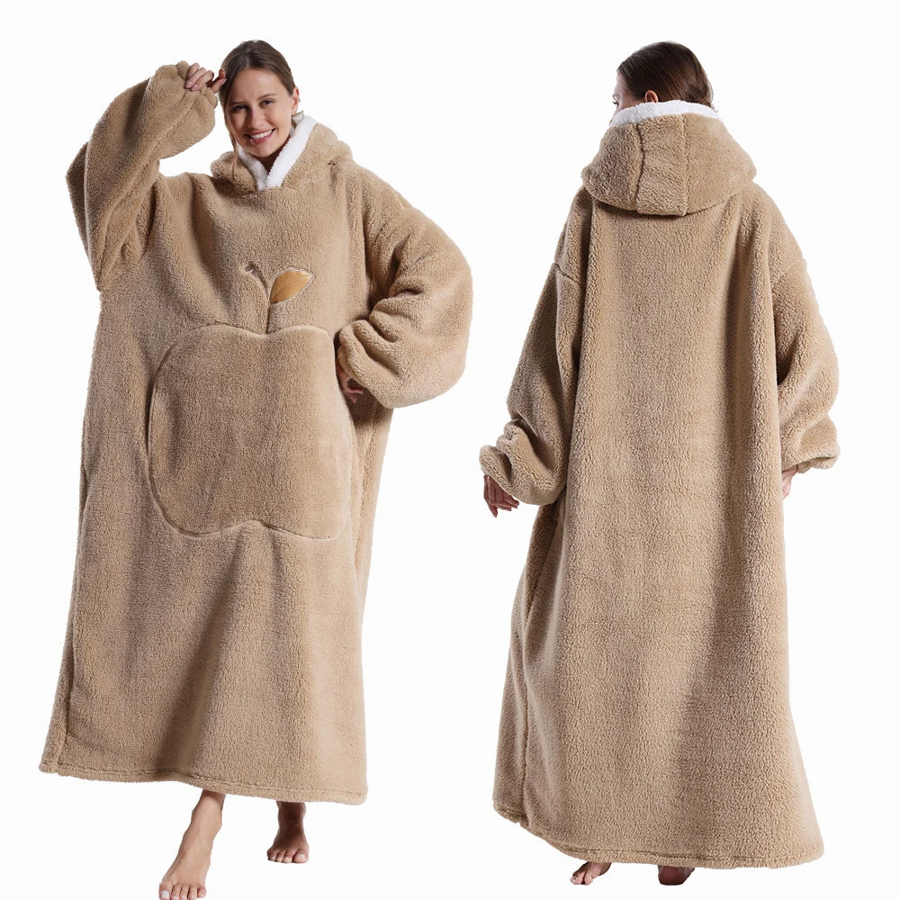 Sora Unisex Draagbare Deken | Superzacht Pluche, Met Capuchon