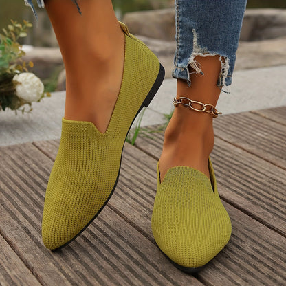 Sorella | Gebreide Platte Loafers voor Dames 9