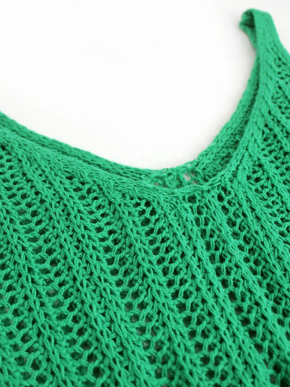 Soreya Knit – Ethereal Gebreide Zomerjurk met V-hals 4
