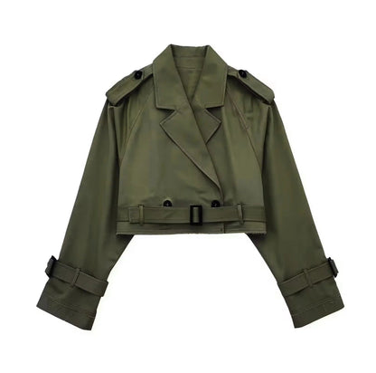 Stijlvolle korte dames trenchcoat | Tijdloze jas voor elk seizoen 5