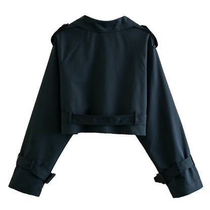Stijlvolle korte dames trenchcoat | Tijdloze jas voor elk seizoen 7