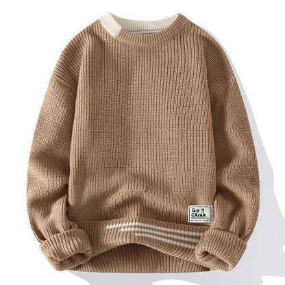 Sven Heren Trui | Zachte Gebreide Oversized Stof, Casual 2